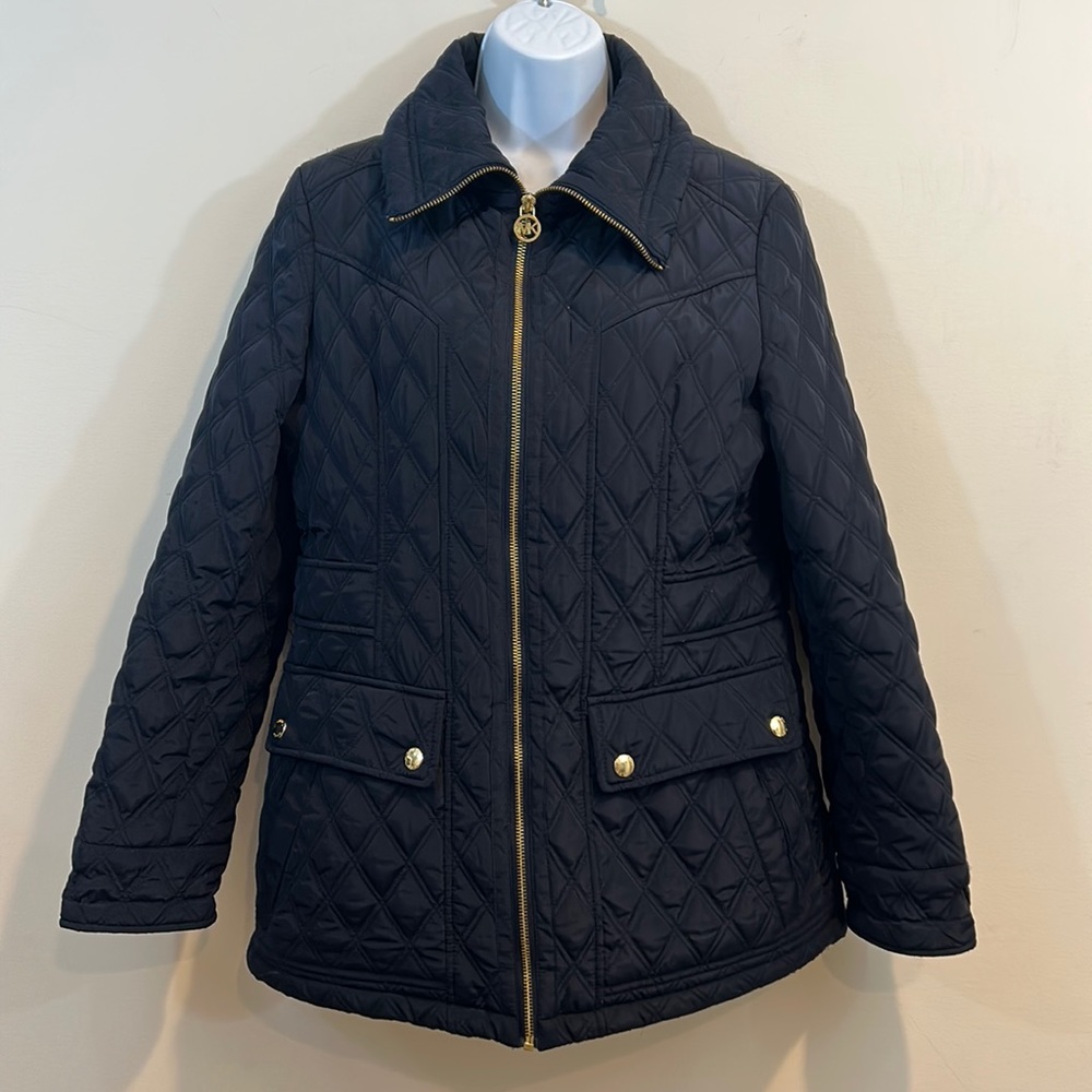 Michael Kors Light Puffer Full Zip Jacket  Size M